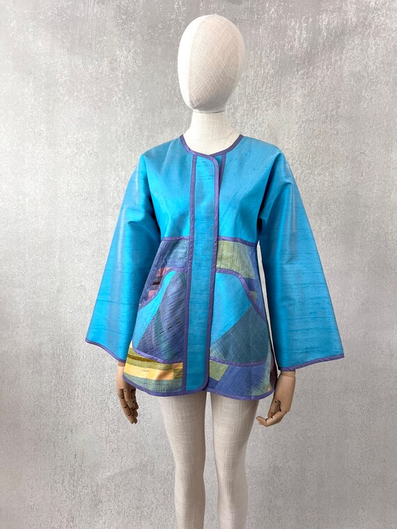 Vintage Silk Jacket, Anita Ford Collection, Thai S