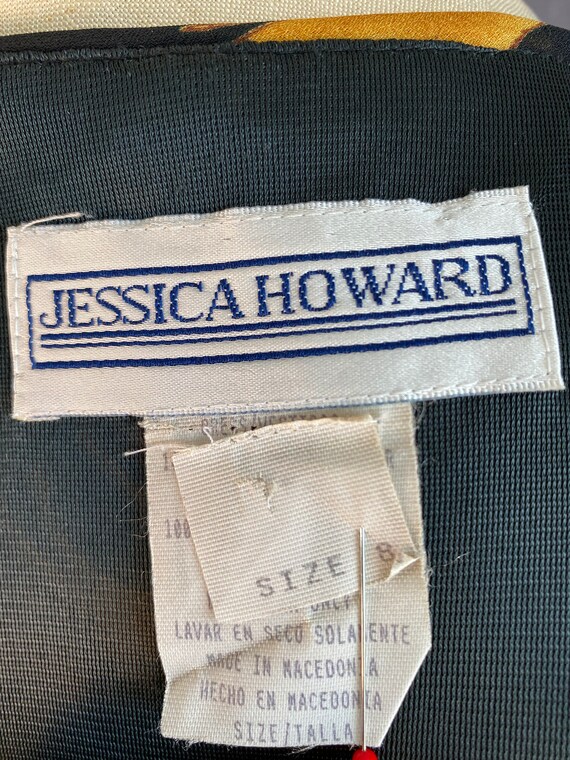 Vintage Jessica Howard Dress; 90s Giraffe Print D… - image 8