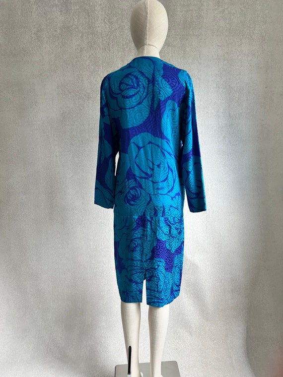 80s Vintage Silk Dress, SILKS by St. Gillian, 80s… - image 9
