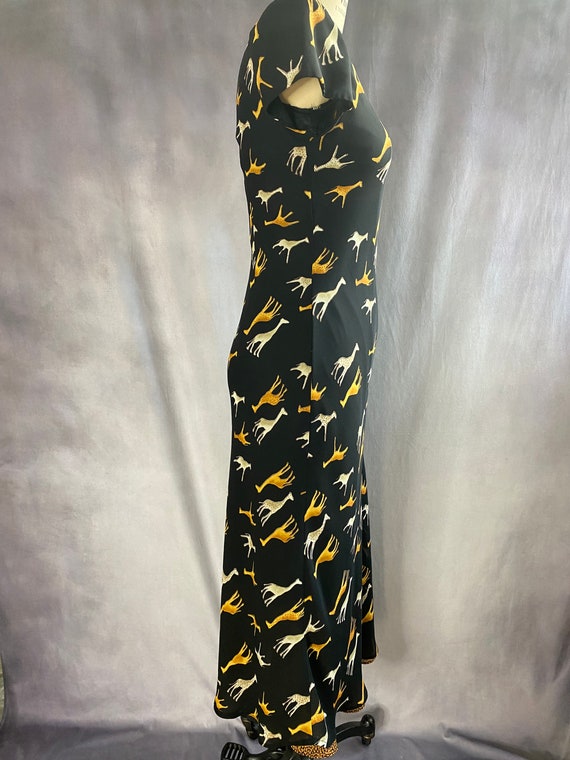 Vintage Jessica Howard Dress; 90s Giraffe Print D… - image 4