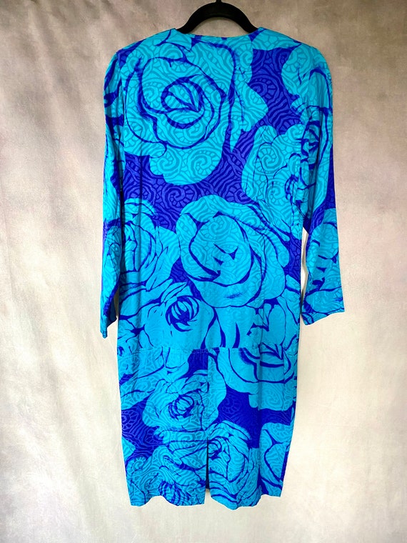 80s Vintage Silk Dress, SILKS by St. Gillian, 80s… - image 4