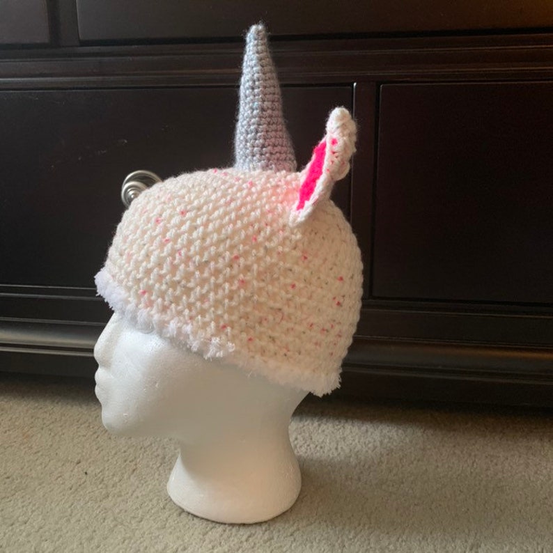 Unicorn Beanie--ready to ship and made to order