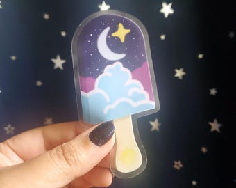 Celestial Popsicle Sticker