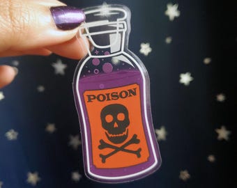 Clear Poison Sticker