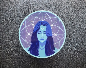 Celestial Woman Sticker