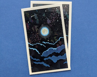 Holographic Magical Night Sky Stickers