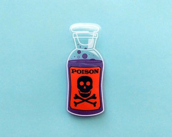 Clear Poison Sticker