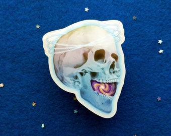 Cosmic Skull Sticker