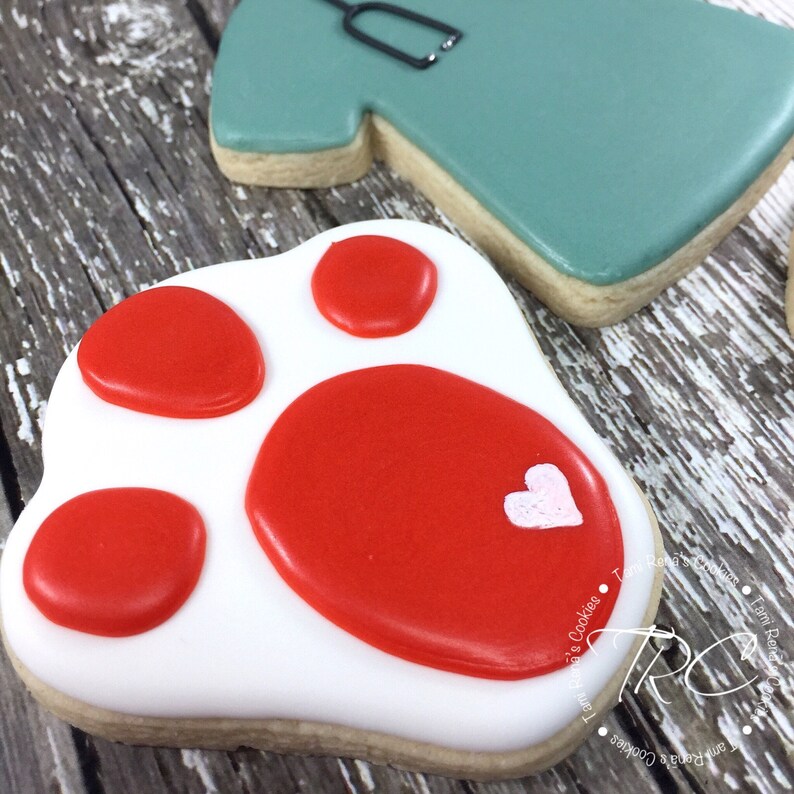 Decorated Cookies for Veterinarian 1 Dozen Etsy