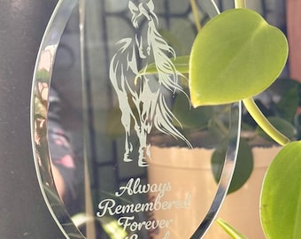 Equestrian/Horse Memorial Sun Catcher