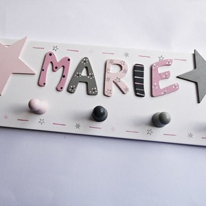 Kinder Garderobe Mit Sternen Und Namen Etsy
