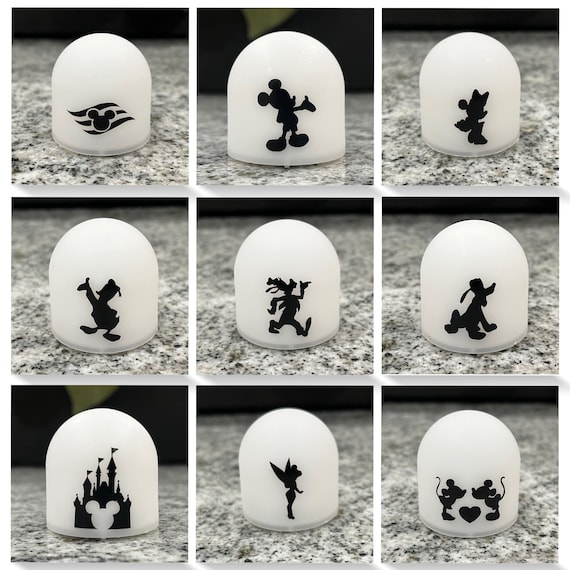 Disney Mini Color Changing Night Lights - Over 80 Design Choices! Fish Extenders, Party Favors, Cruise, Stocking Stuffers