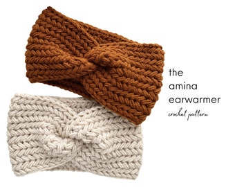 the amina earwarmer | crochet pattern