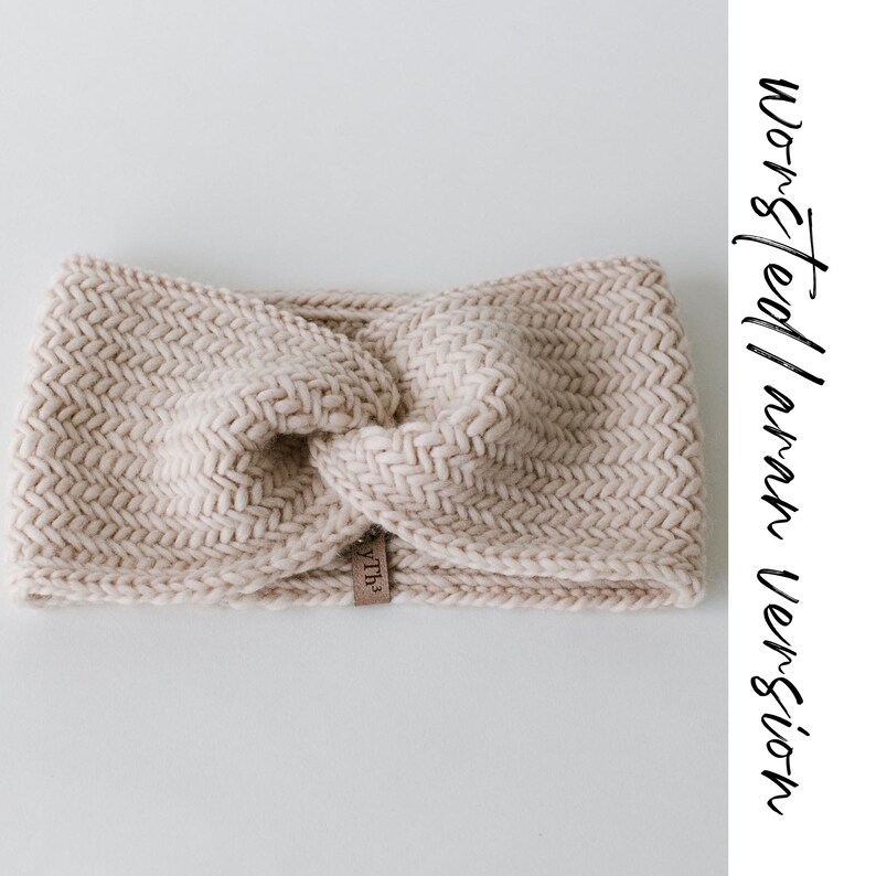 the amina earwarmer knit pattern image 3