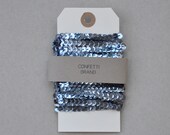 Gun Metal Sequin Ribbon