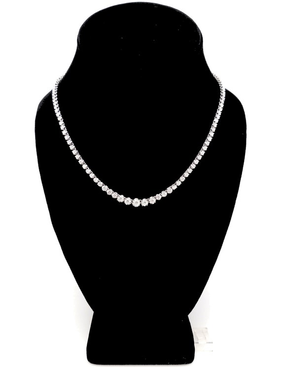 diamond tennis necklace - Gem