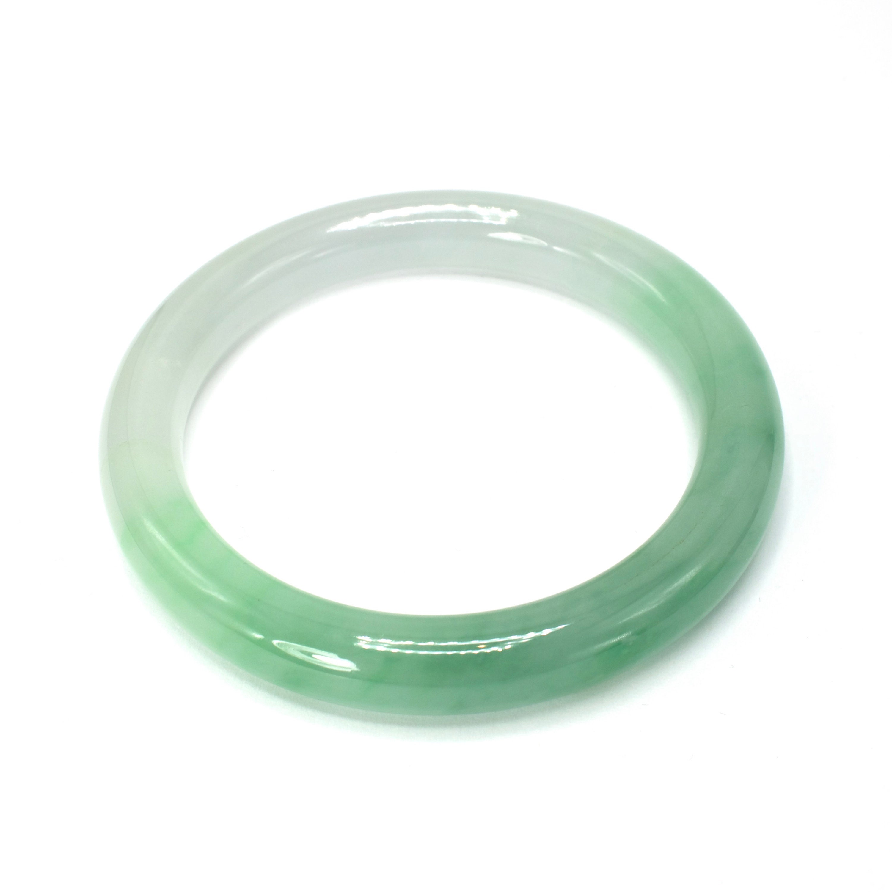 Small Sized Jadeite Jade Hololith Bangle Bracelet Etsy India