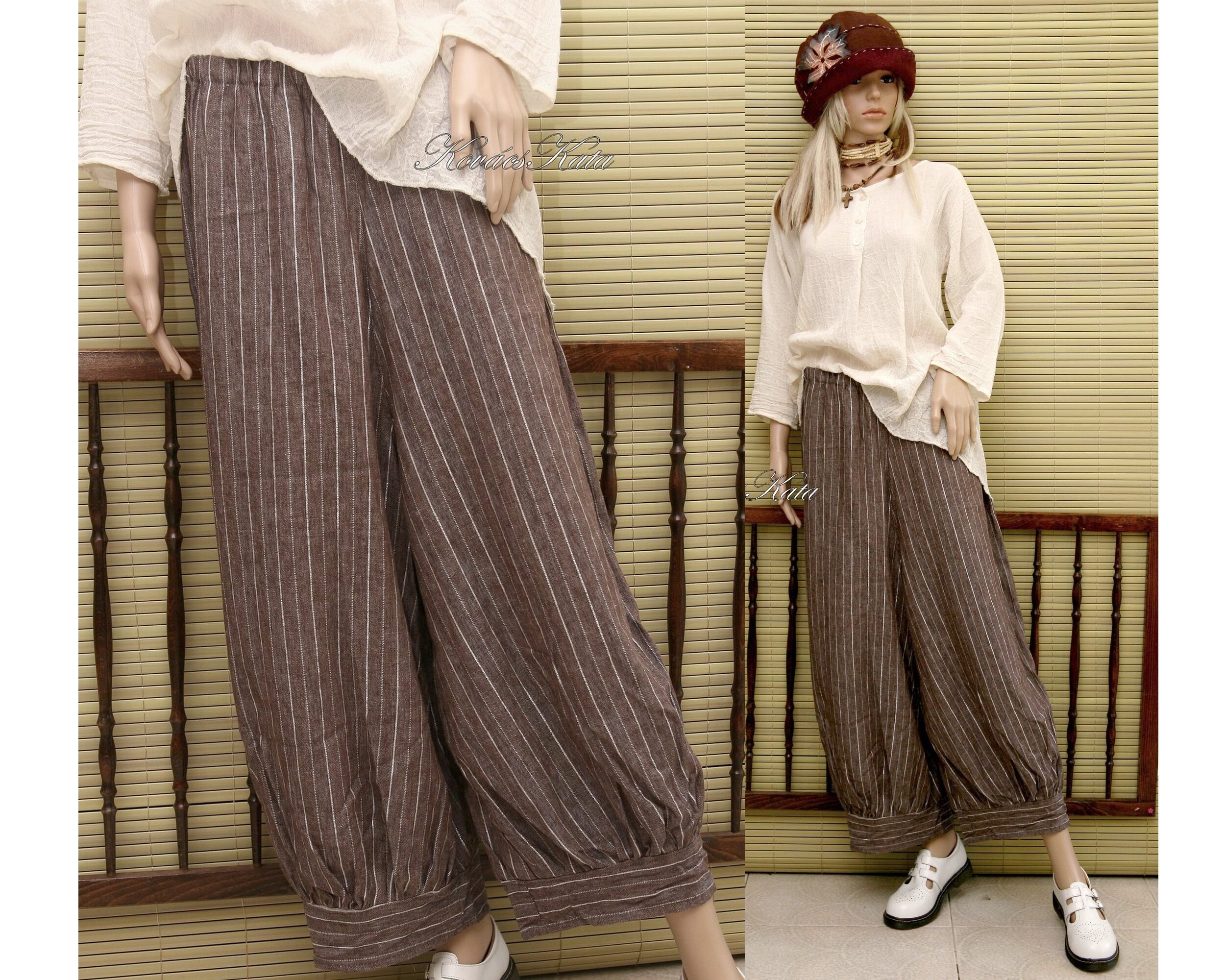 Bubble Pants Extravagant Linen Bloomers 