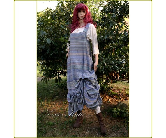 Bohemian Maxi Dress A-line Lagenlook 