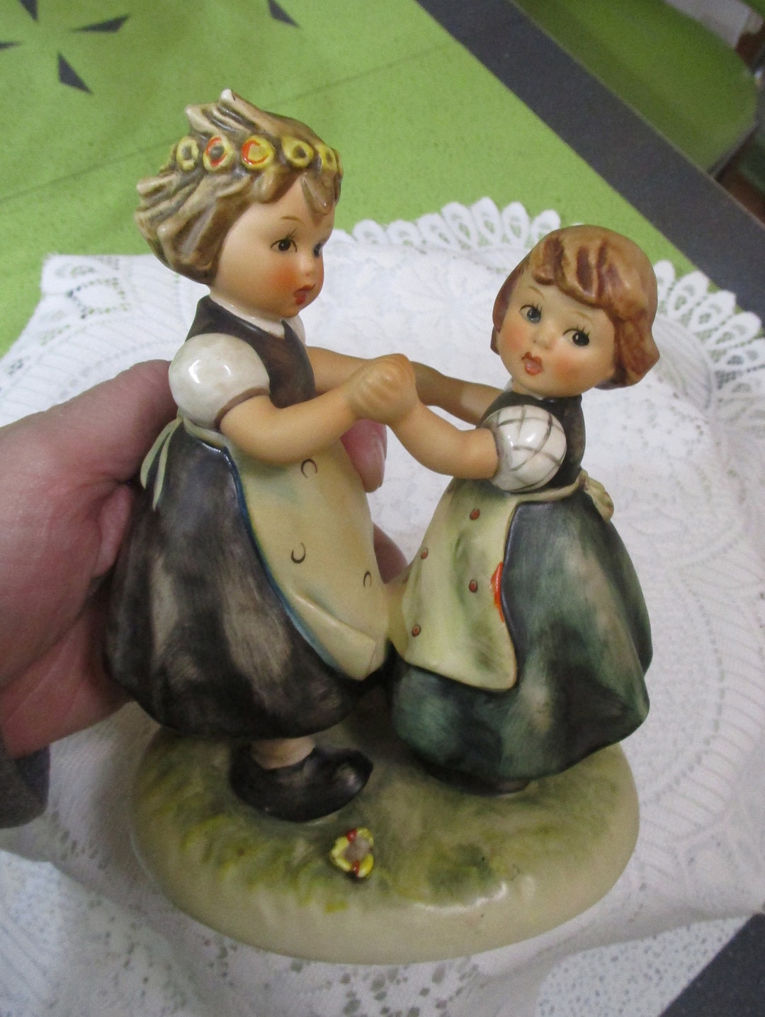 LARGE Hummel Figurine Spring Dance Vintage Figurine Etsy