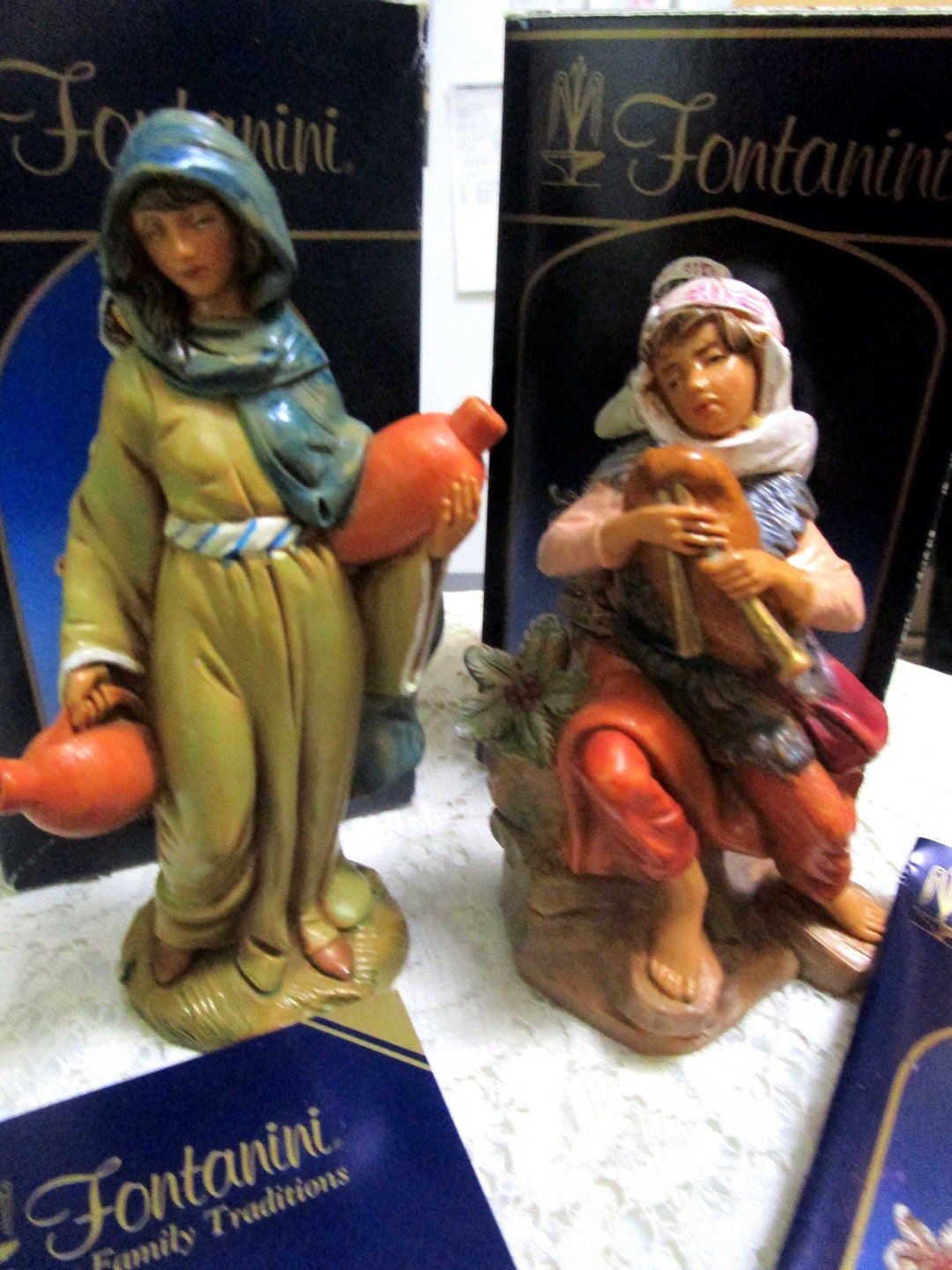 2 Fontanini Figurines Fontanini Judith Fontanini Josiah Etsy