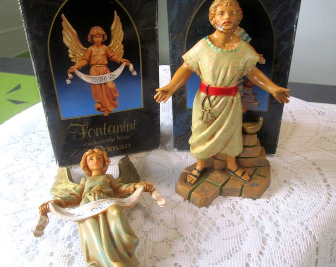 2, Fontanini Figurines, Fontanini Angel, Fontanini Thaddeus, Nativity