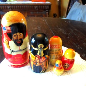 Nesting Dolls, Yakov Smirnoff, Ukrainian Comedian, Russian Dolls, Wooden Dolls, Comedians, What A Country, Russian Comedian, Wooden Decor