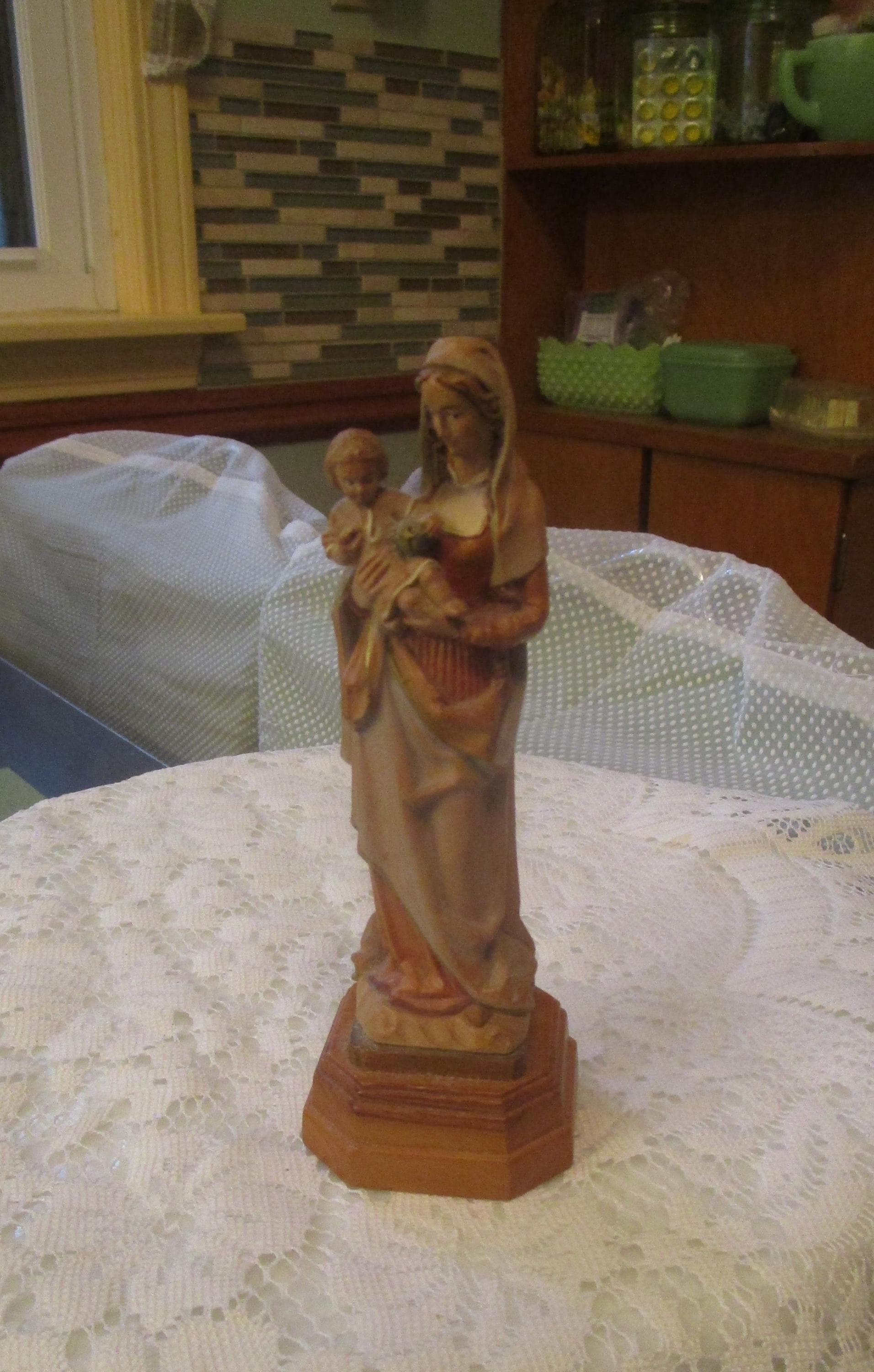 「売約済」聖母マリア像 Wood Carving by ANRI Italy imgrc0075816104.jpg