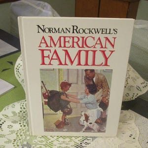 Norman Rockwell, American Family, Art Book, Rockwell Books, Vintage Rockwell
