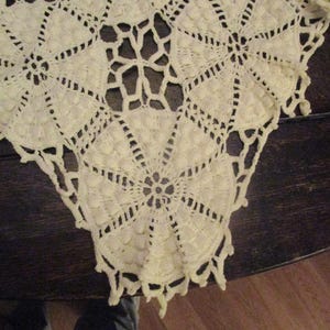 Popcorn Bedspread, Coverlet, Vintage Bedspreads, Vintage Afgans, Vintage Bedspread, Vintage Linens, Crochet Bedspread, PO#5 image 3