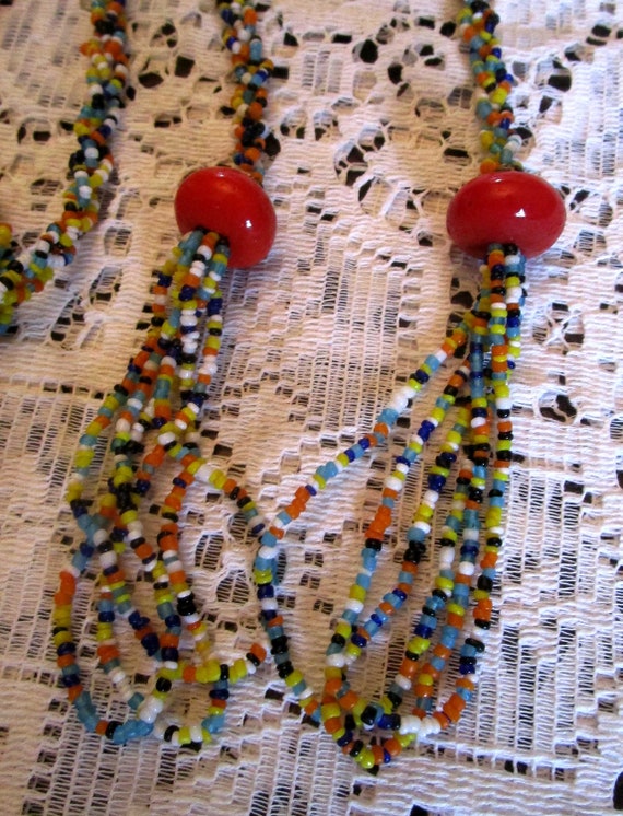 Flapper Beads, Beaded Necklace, Vintage Beads, Vi… - image 3