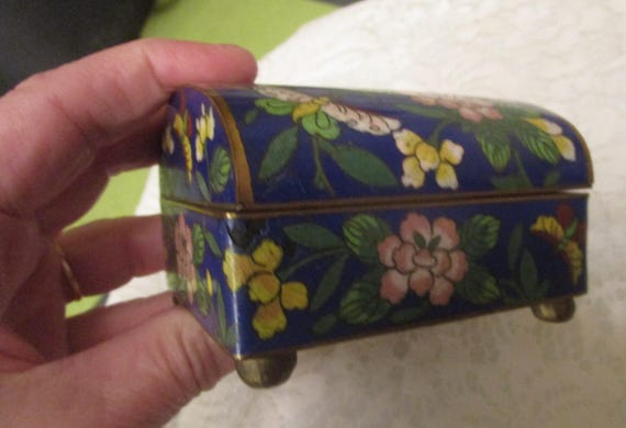 Chinese Box, Cloisonne Box, Enamel Box, Treasure … - image 2