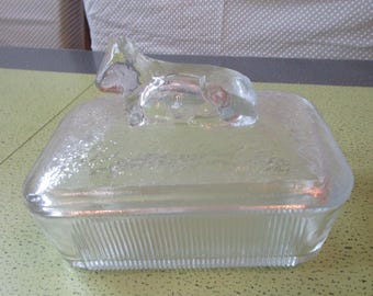 Cow Covered Butter Dish