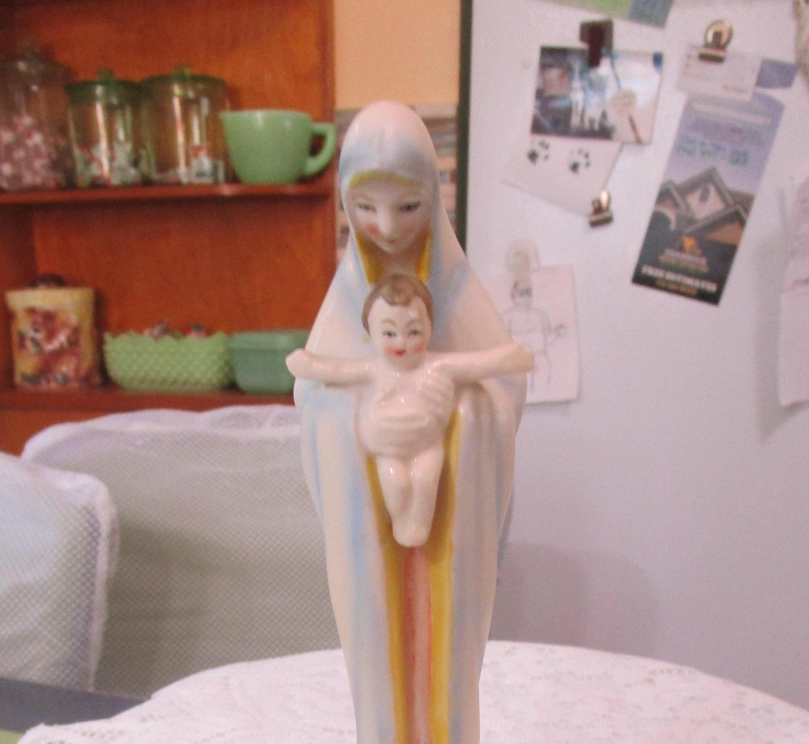 RARE, Crown Mark, Goebel Madonna, Baby Jesus, Virgin Mary, Goebel Figurines, Religious Goebel, Religious Statuary, Goebel Mary