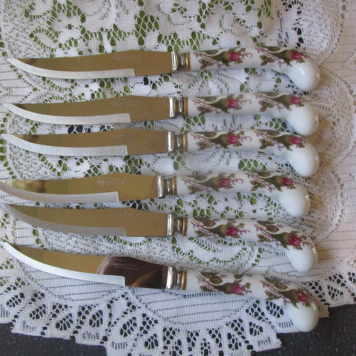 Vintage Porcelain Knives