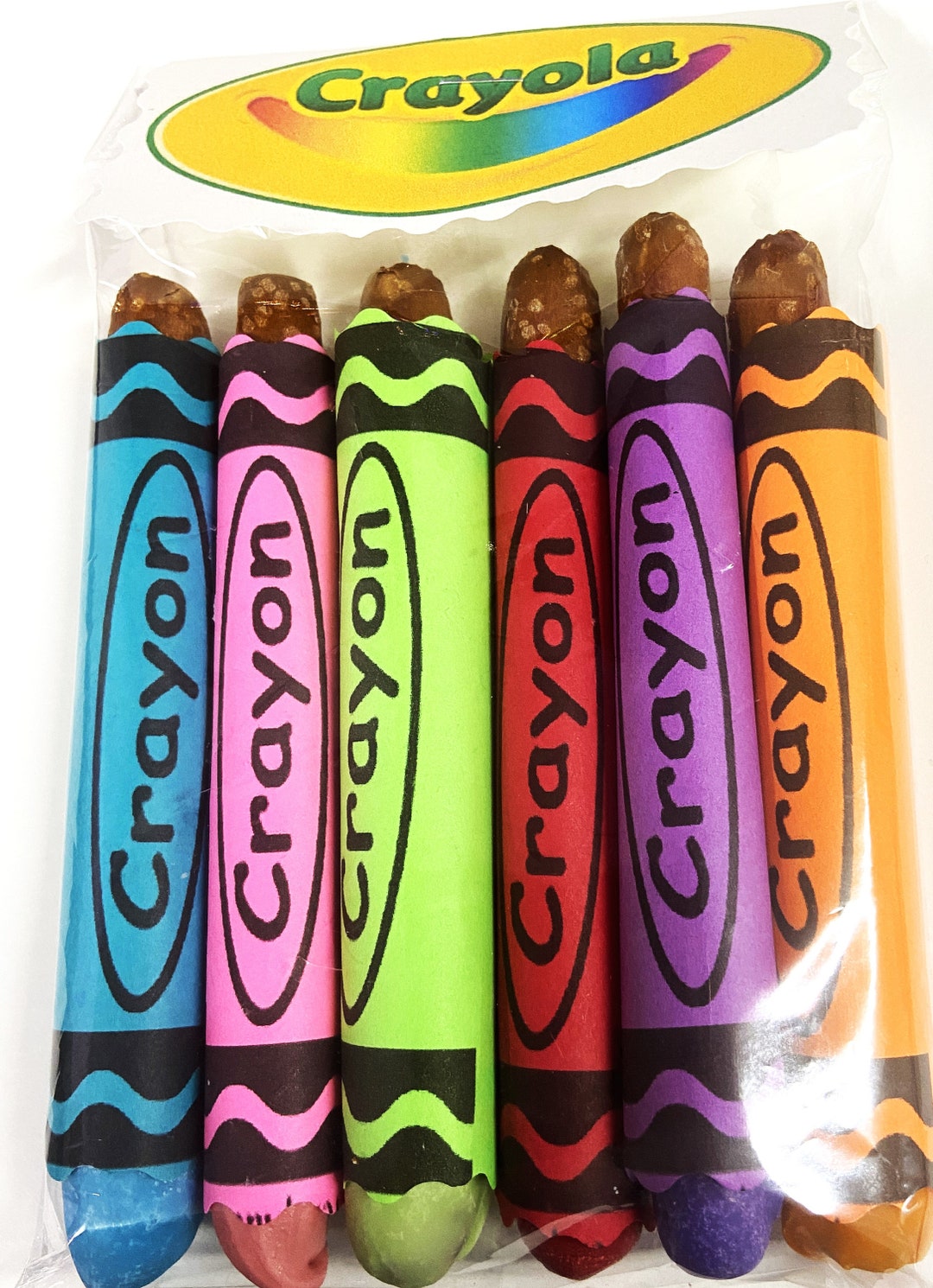 Crayon Pretzels Chocolate Covered Colored Crayon Pretzels School ...