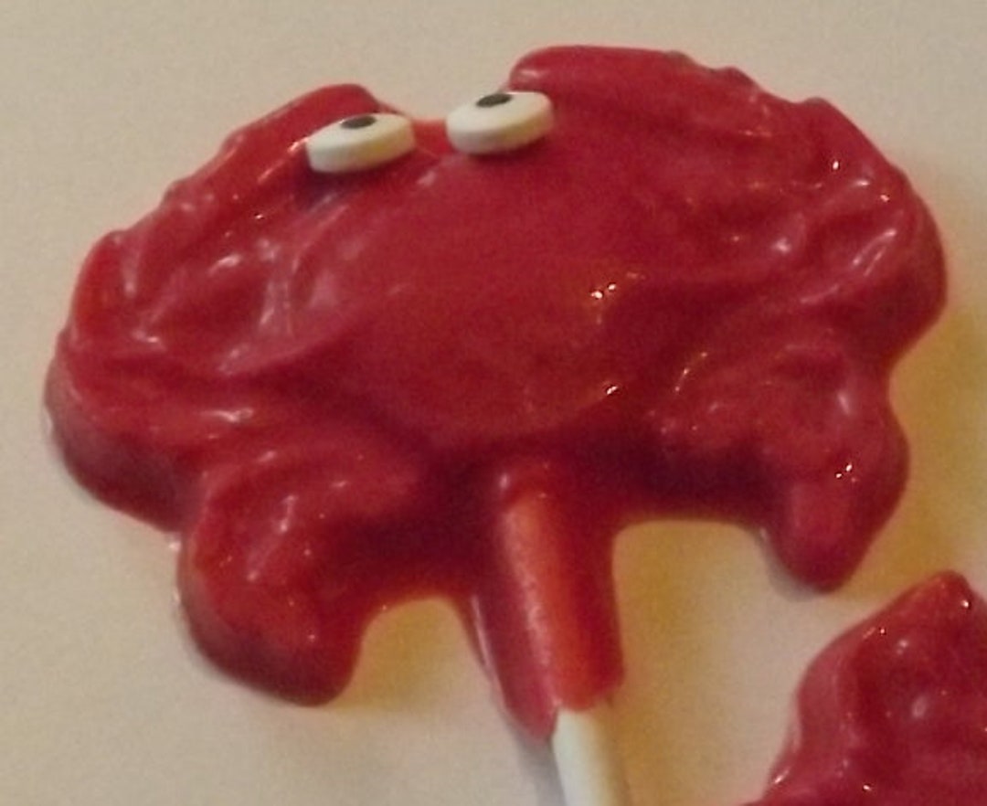Crab Chocolate Candy Lollipop Party Ocean Sea Party Treats Etsy