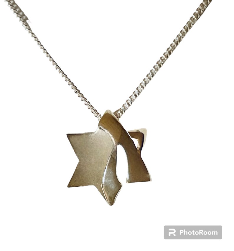 Floating Stars, Star of David, Star of David Necklace, Star of David