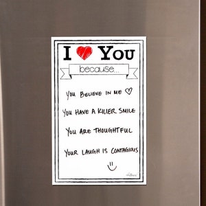 I Love You, Dry Erase Board