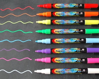 Dry Erase Fluorescent Chalk Marker