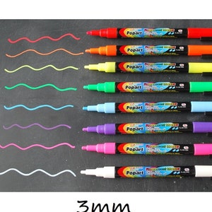 Fluorescent Dry Erase Markers, Chalk Markers