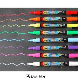 Dry Erase Fluorescent Chalk Marker
