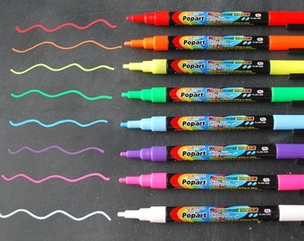 Fluorescent Dry Erase Markers