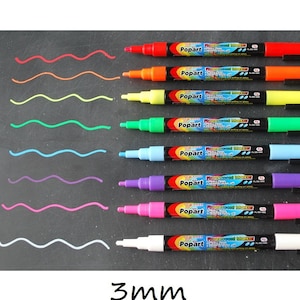 Fluorescent Dry Erase Markers