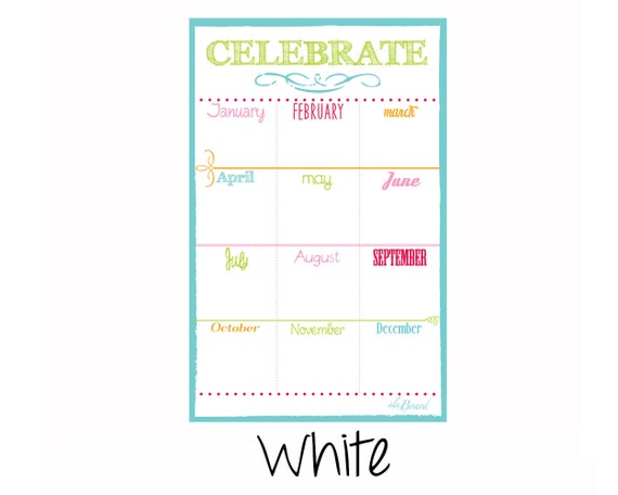 Perpetual Birthday Calendar, Yearly Birthday Calendar - Etsy