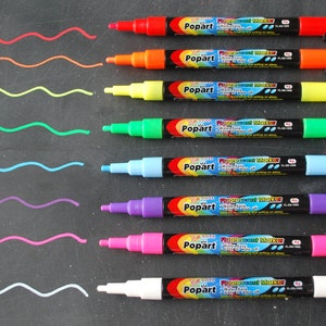 Fine Tip Fluorescent Chalk Markers