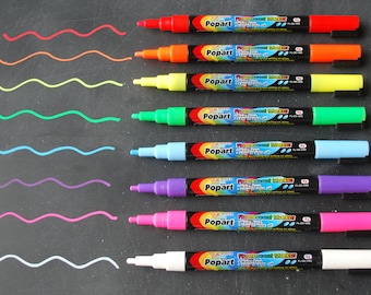 Fine Tip Fluorescent Chalk Markers