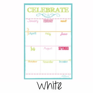 Class Birthdays, Employee Birthdays, Class Birthday Organizer, Employee Birthday Organzier image 3