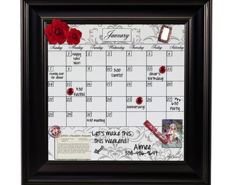Whiteboard Calendar, Reusable Calendar, Planner