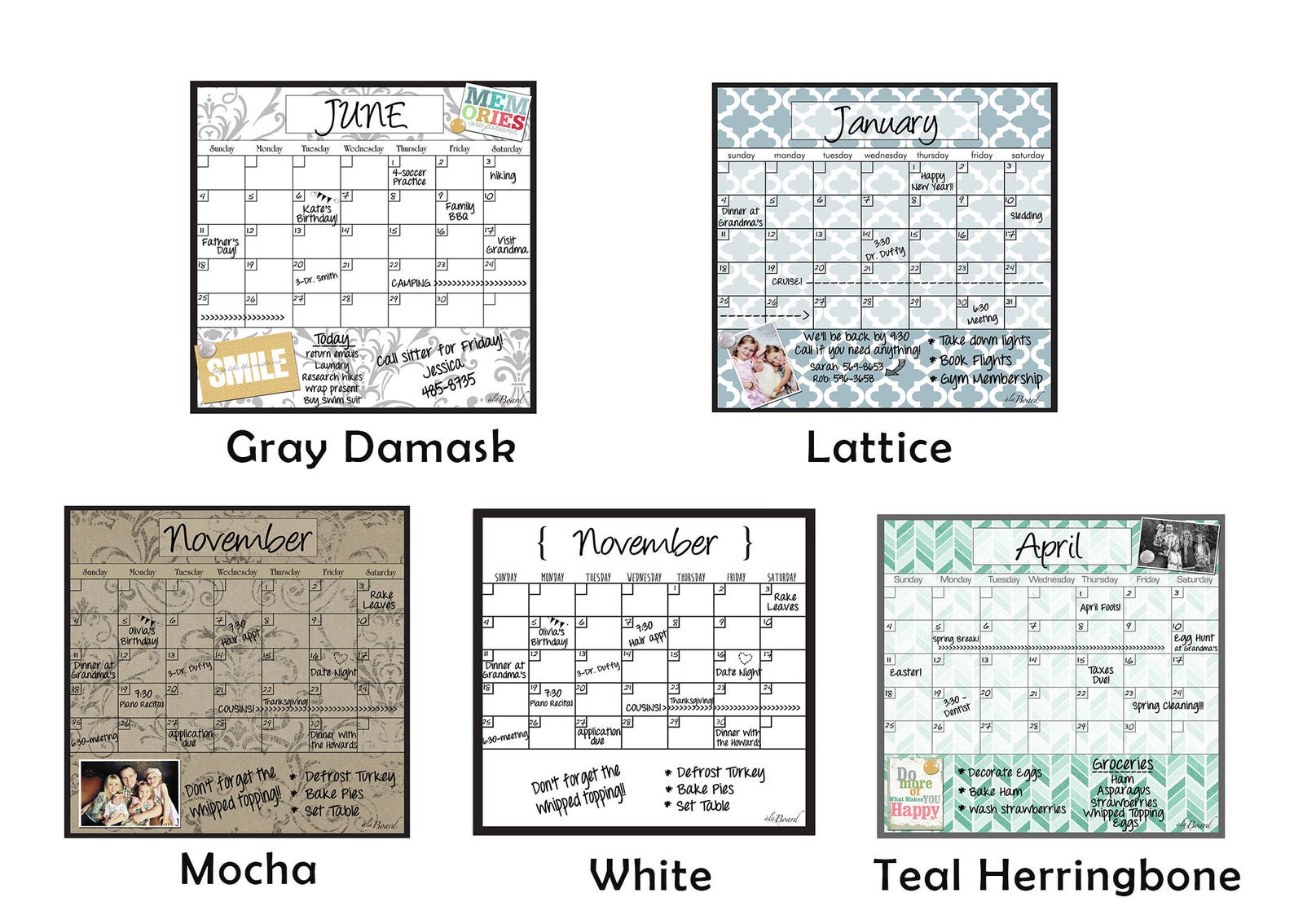 Fridge Calendars Refrigerator Calendars Calendars for Fridge Etsy